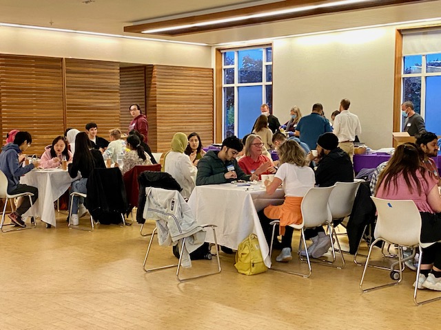 Student Leaders dinner at the Multi-Faith Centre