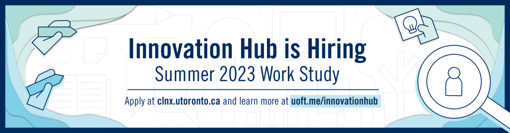 Innovation Hub is Hiring Summer 2023 Work Study