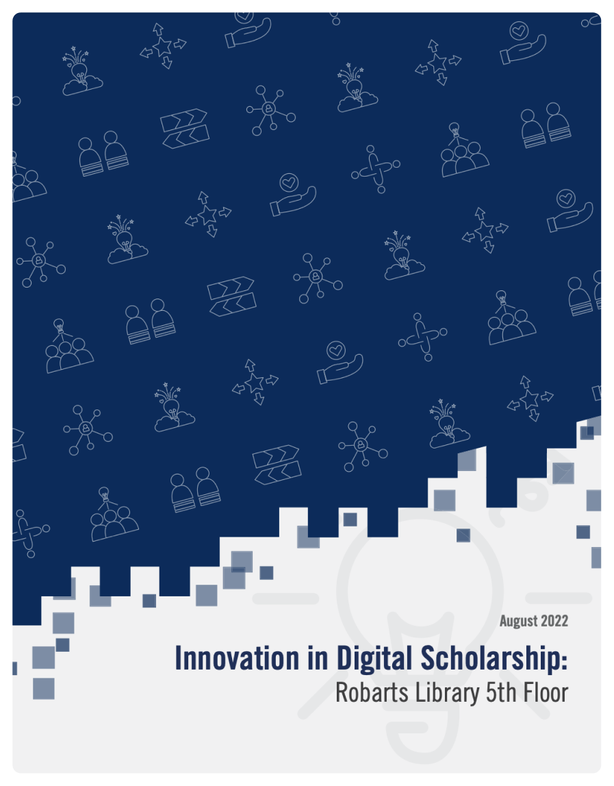 Report cover for Digital Scholarship at Robarts Library