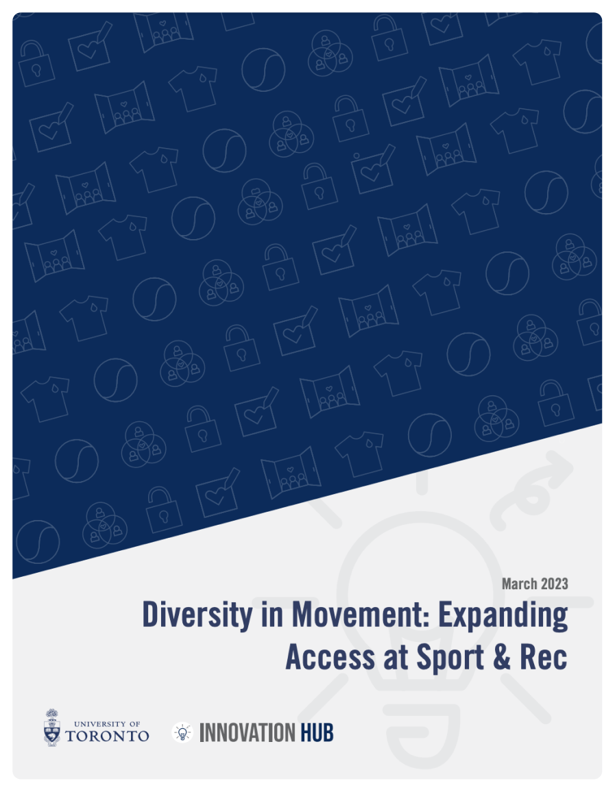 Report cover for the Sport and Rec Expanding Access Through Diversity of Movement report.