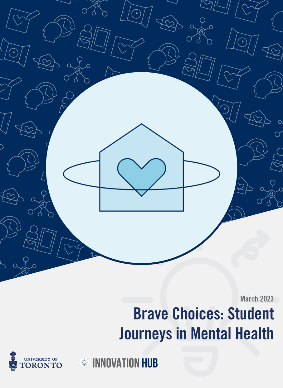Cover image for 'Brave: Choices: Student Journeys in Mental Health' report