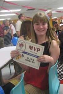 With my badminton MVP certificate in grade 10. See, I was athletic once!