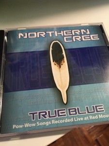 A picture of the CD case for the album True Blue by Northern Cree