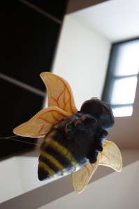 photo of a bee figurine 