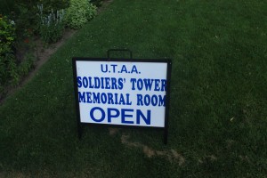 the nifty little sign outside the Tower