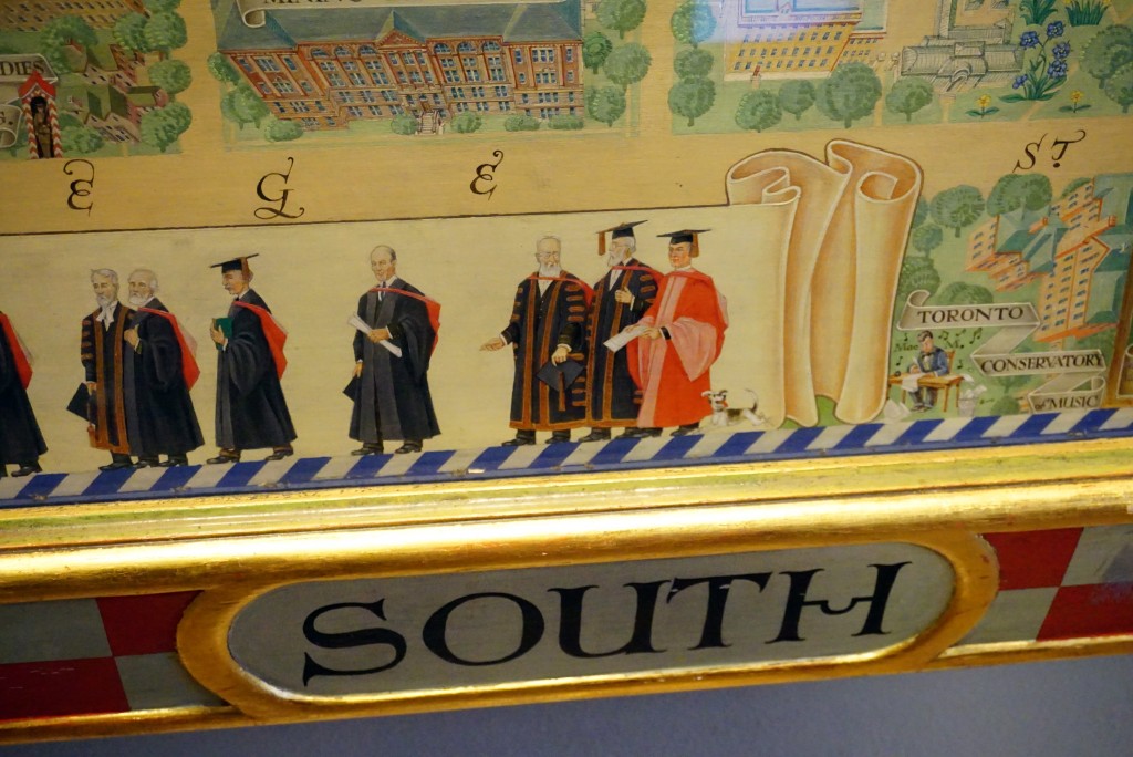 photo of an illustration of commencement on the map
