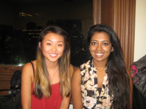 Left: Mei (First Year UofT Med Student); Right: Saambavy (4th Year Undergraduate)