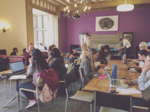 The Hart House Reading Room during the Tea Social.