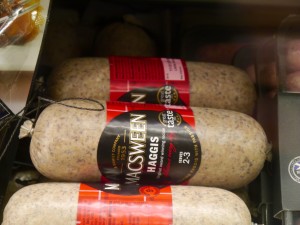 Finding haggis on an average grocery shop never really gets old.