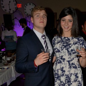 Conor and I attending a semi-formal event together in our first year!
