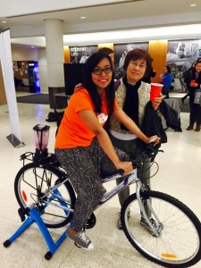 The FuelU Crew mascot is the every popular, smoothie making, Blender Bike!