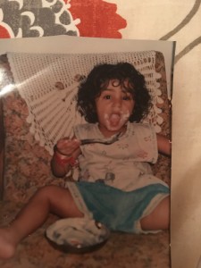 this is me at 2 years old and ice-cream is still the only thing that makes me completely stress-free!