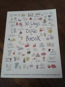 Picture of 50 Ways to Take a Break card