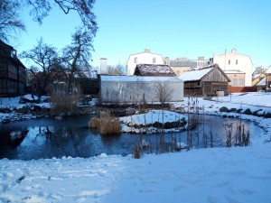 The central pond in Kulturen