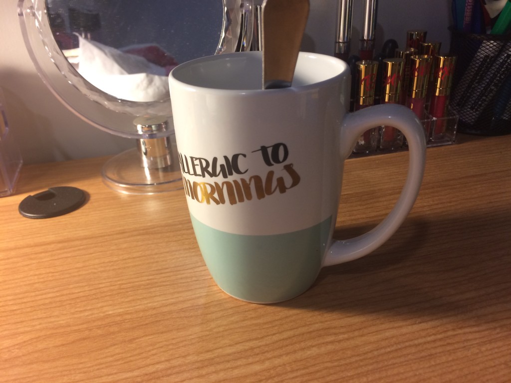 A picture of my favorite tea mug