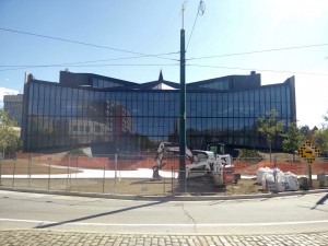 A picture of the new Daniel's faculty building still under construction