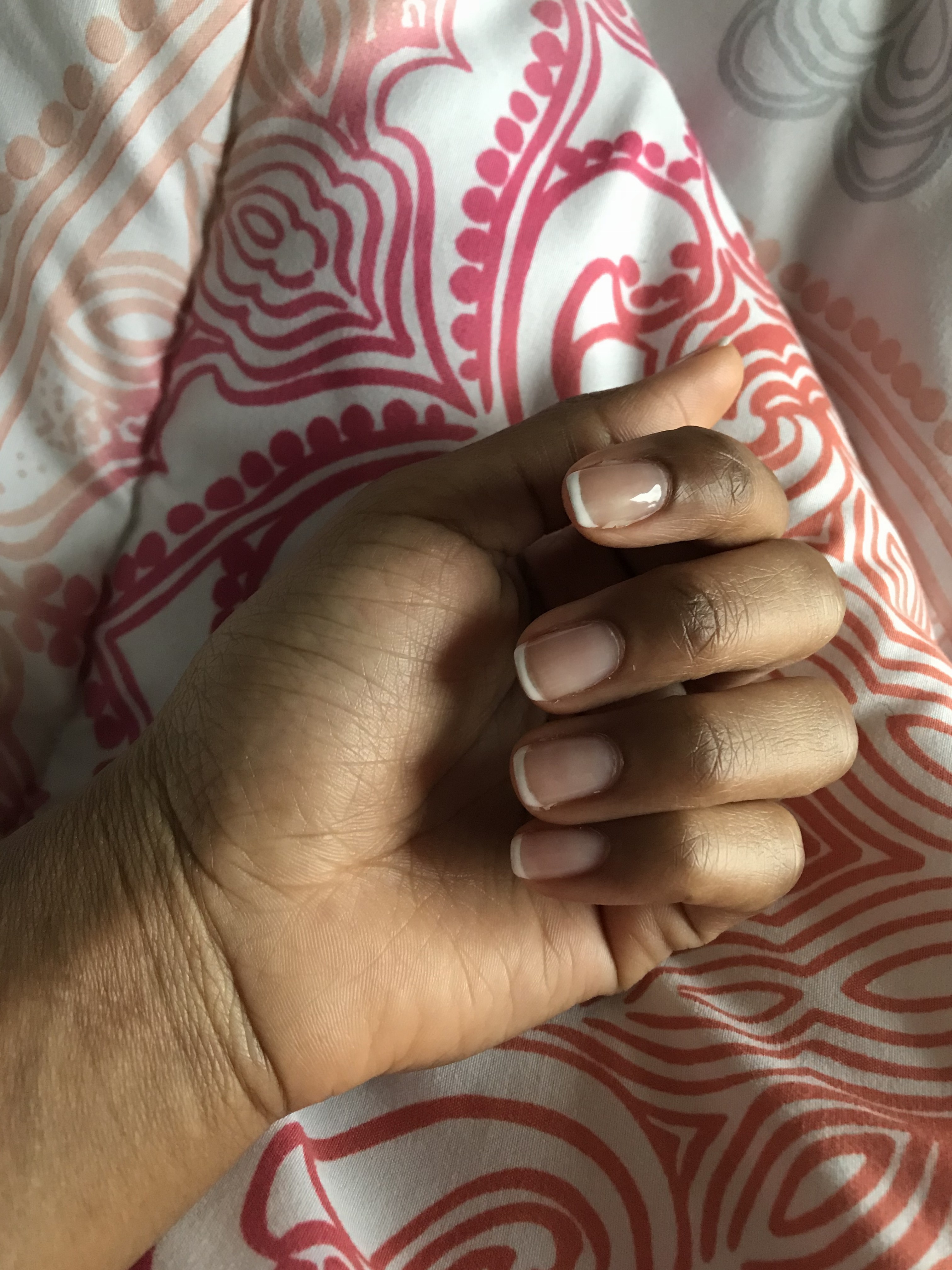A picture of my nails that I recently got done