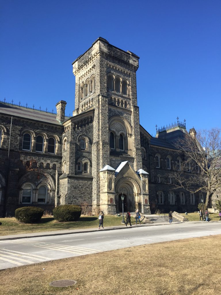 A photo of University College at the University of Toronto