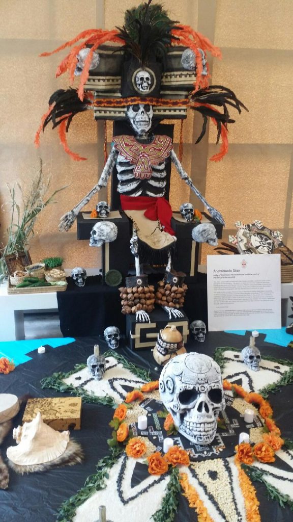 A super awesome altar from the Day of the Dead festivities I checked out. Caption: Super awesome Day of the Dead altar