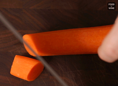gif of carrot being chopped
