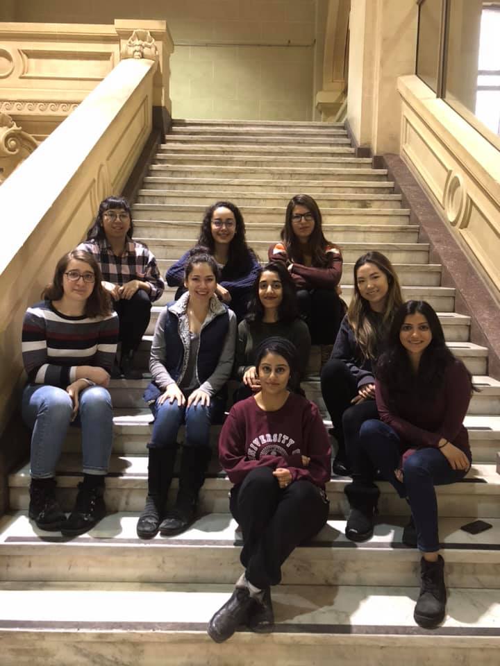A group photo of this year's Student Life Community Crew, which was taken as part of the #JoyatUofT social media campaign. Caption: One of the biggest sources of feeling successful this year.