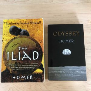 Homer's Iliad and Odyssey.