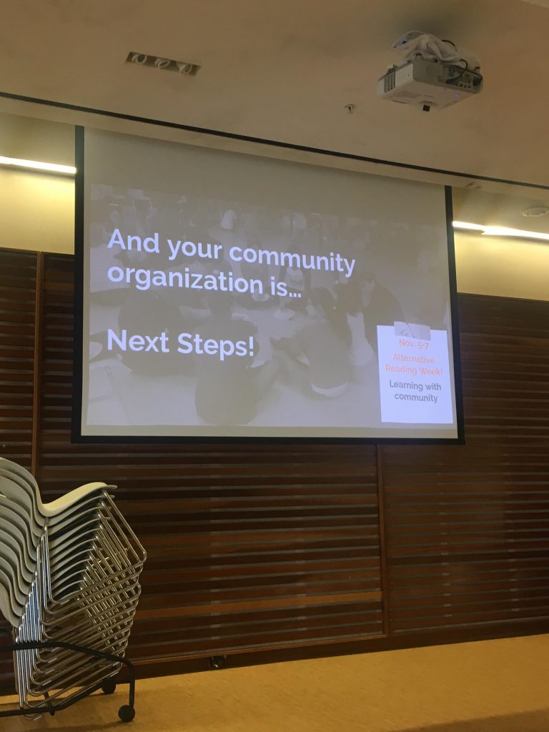 A pas Project Leader presentation on "Next Steps".