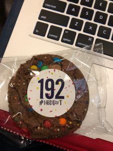 Picture of a cookie for U of T's 192nd birthday