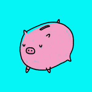 A picture of a piggy bank