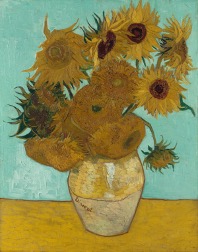 Van Gogh's painting of yellow sunflowers
