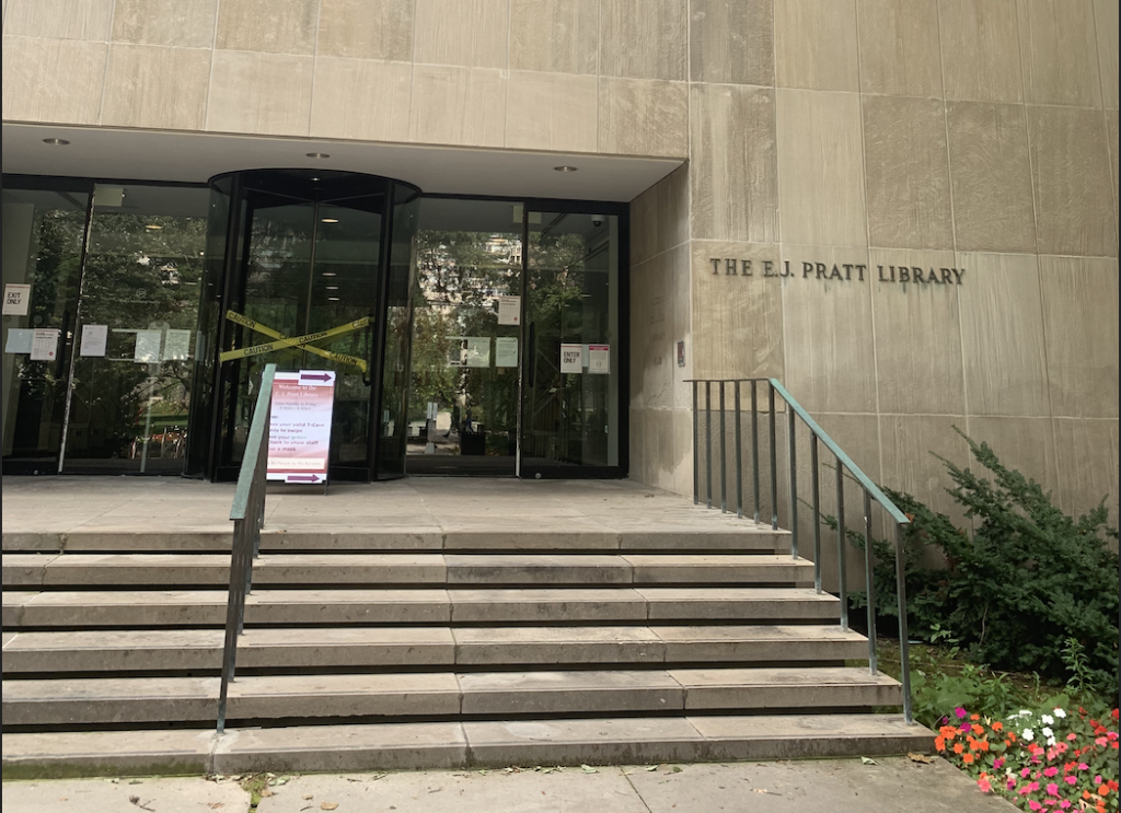 the front of E.J. Pratt Library