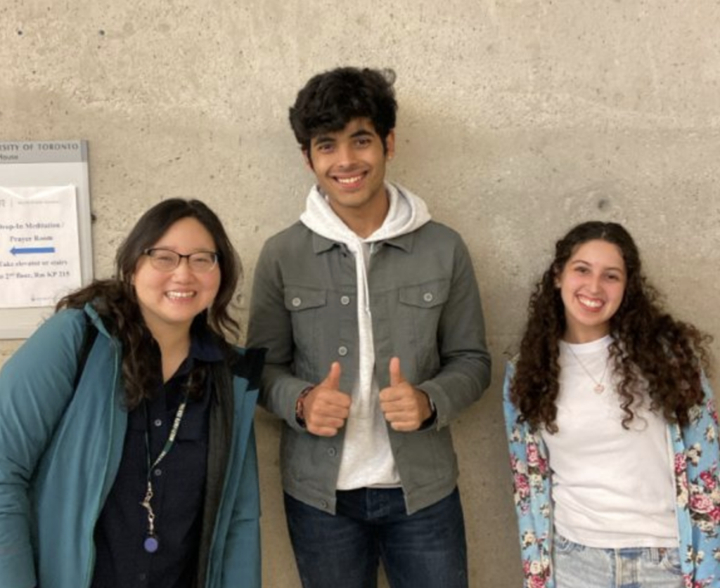 Photo of 3 students smiling