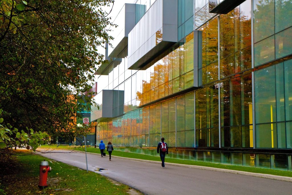 Photo of the CCT building, University of Toronto Mississauga
