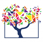 Redefining Traditional Logo: A colourful tree growing out of a box