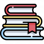 Icon: a stack of books