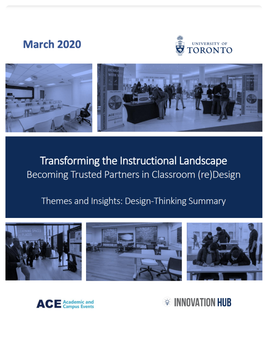 Report cover for Transforming the Instructional Landscape: Becoming Trusted Partners in Classroom (Re)design