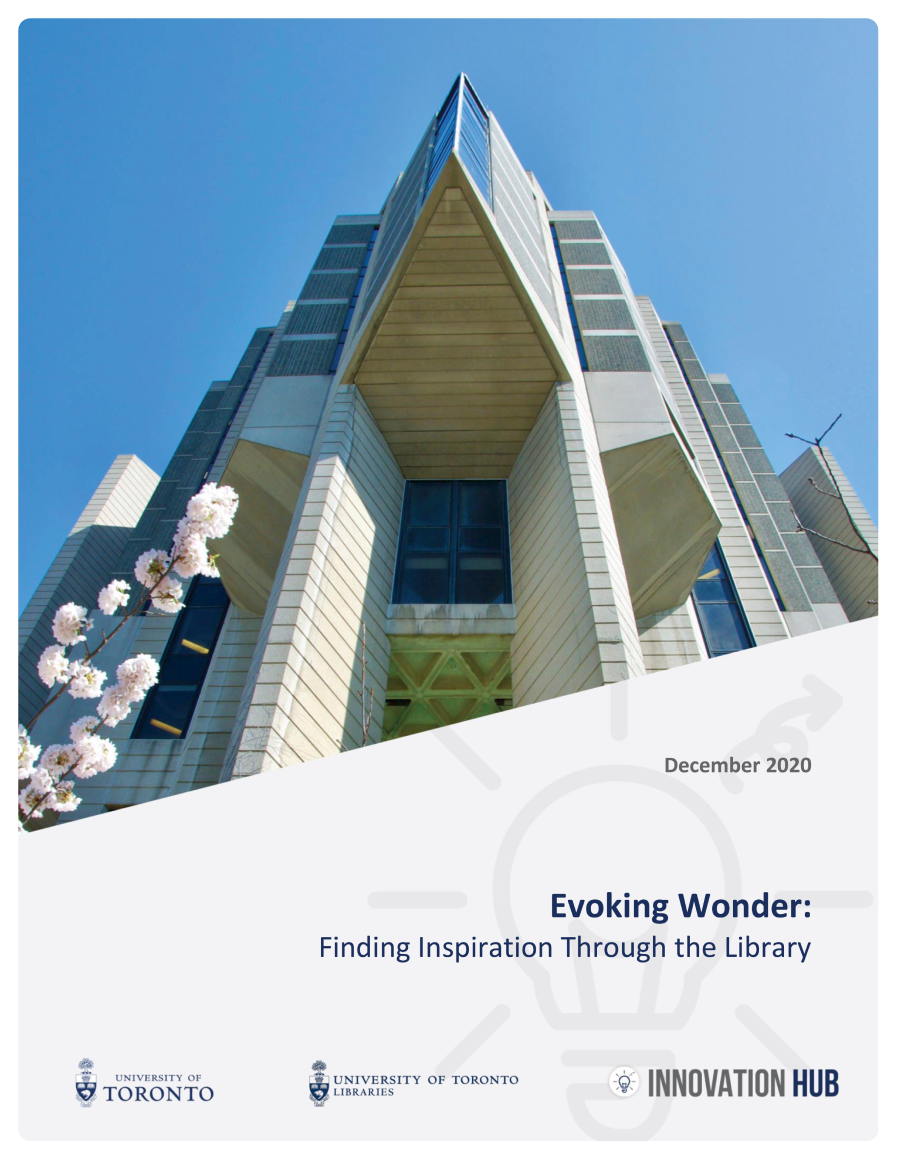 Report cover for Evoking Wonder: Finding Inspiration Through the Library