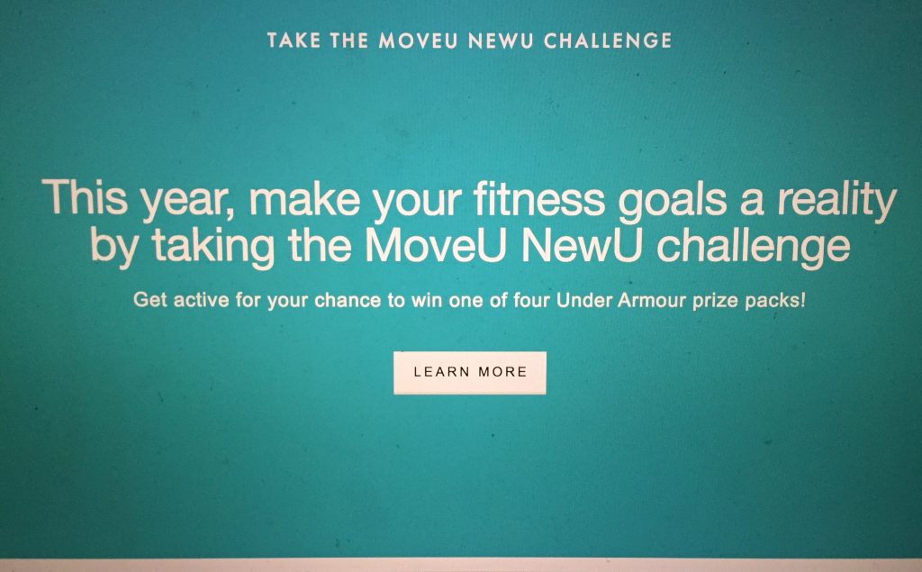 Image of the MoveU description: This year make your fitness goals a reality by taking the MoveU NewU challenge