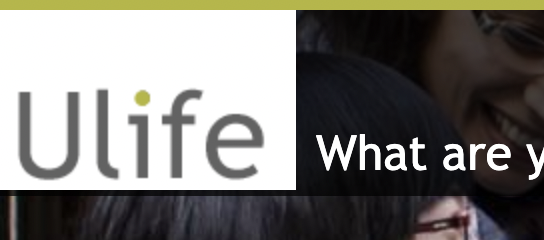 image of "Ulife" website for student clubs at U of T