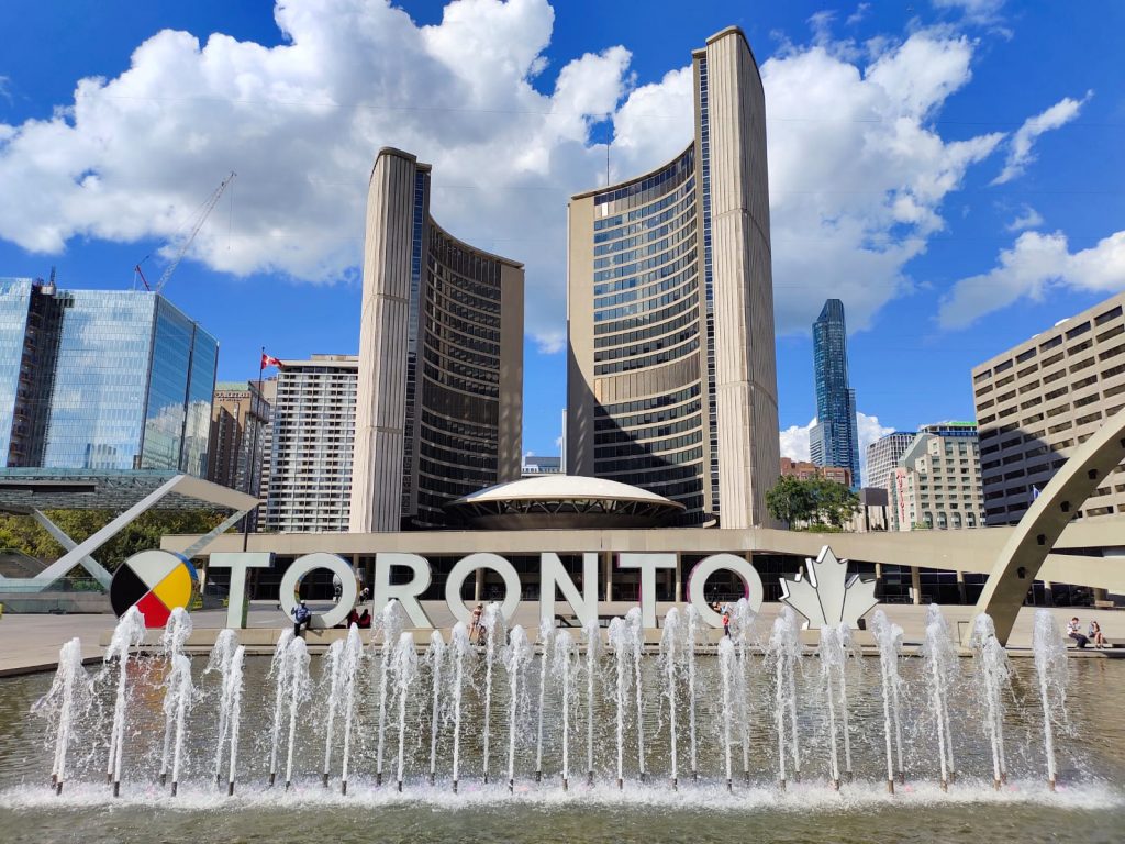 3D Toronto Sign at Nathan Phillips Square
