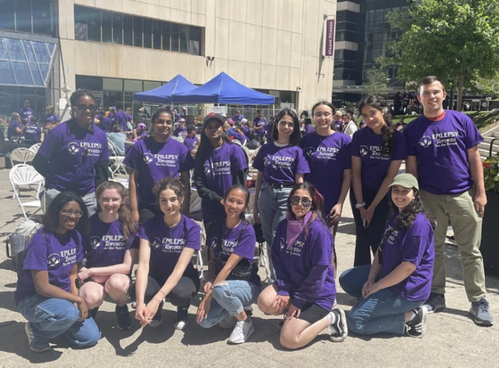 U-TAAC & Students for Epilepsy Awareness at Epilepsy Toronto’s Purple Walk Fundraiser- June 2022