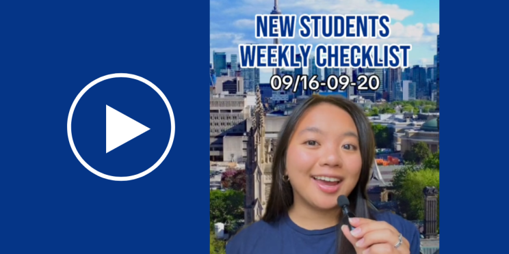 New Students Weekly Checklist Sept. 16-20